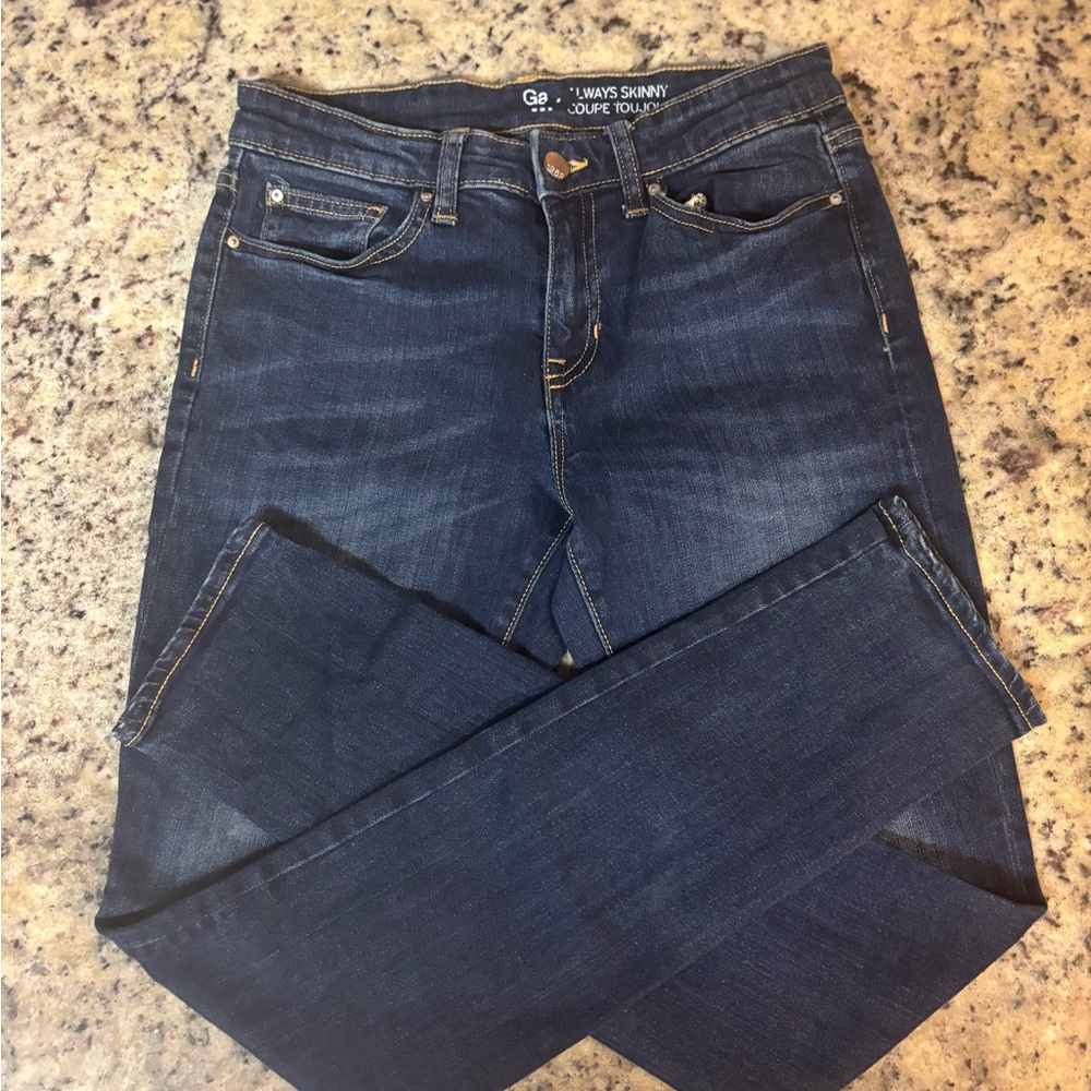Dark Blue Women's Gap Jeans